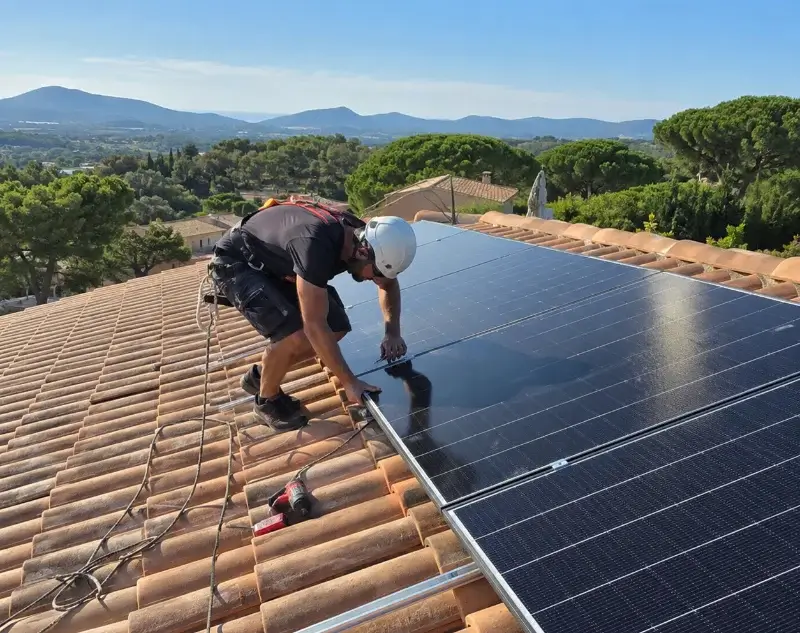Installateur panneaux solaires Cucuron — pose photovoltaïque sur toiture