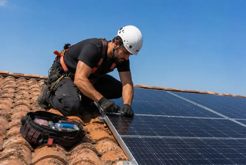 Maintenance et monitoring de panneaux solaires à Cucuron