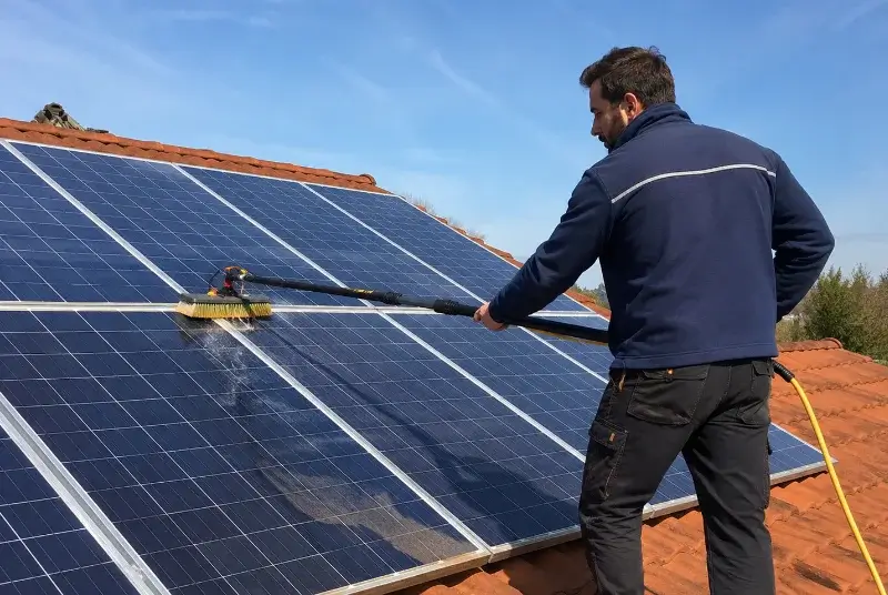 Nettoyage et entretien de panneaux solaires à Cucuron